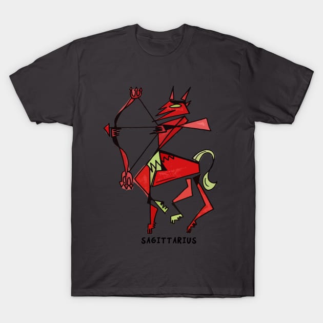 Zoady Ack! by Pollux: Sagittarius T-Shirt by WorldofPollux